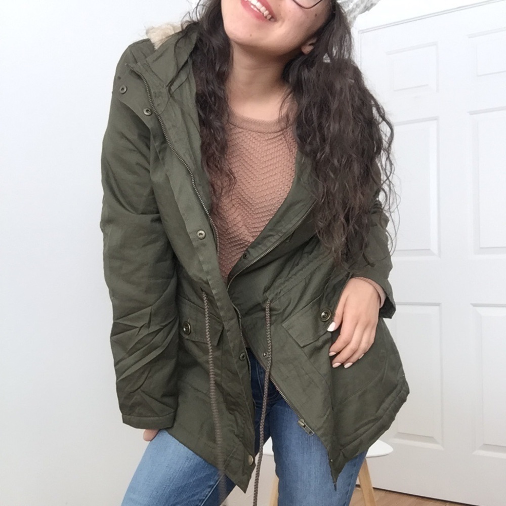 ❗️One Left❗️NWT Olive Green Jacket - Picture 4 of 8